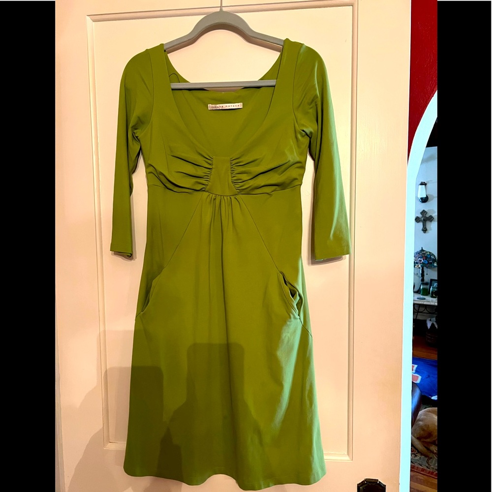 Susana Monaco green dress🍀🍀🍀